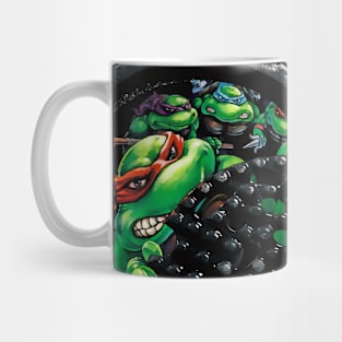 ninja turtles underground Mug